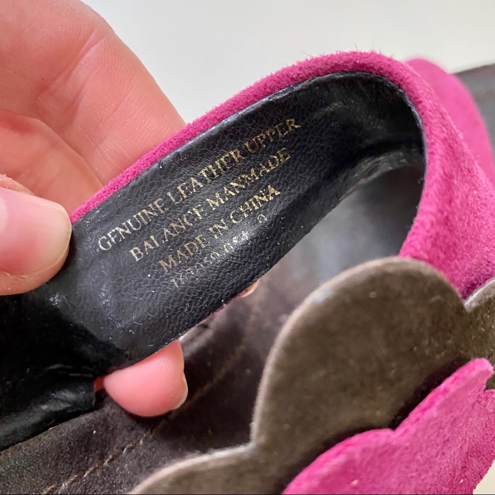 Colin Stuart Leather Wedges - Picture 4 of 4